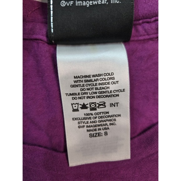 Vintage Y2K Harley-Davidson Women's Small T-Shirt Purple Made in USA - Picture 5 of 5